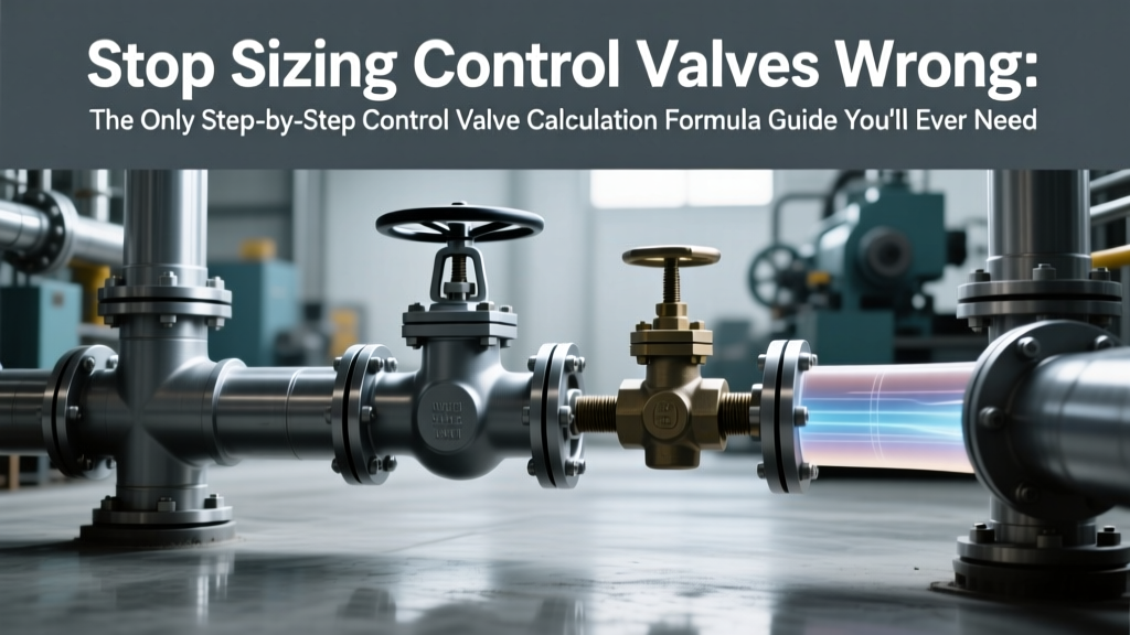 Control Valve Sizing: Correct Cv Calculation Guide