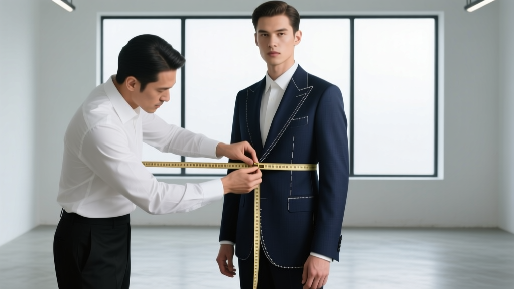 Tailor measuring a model