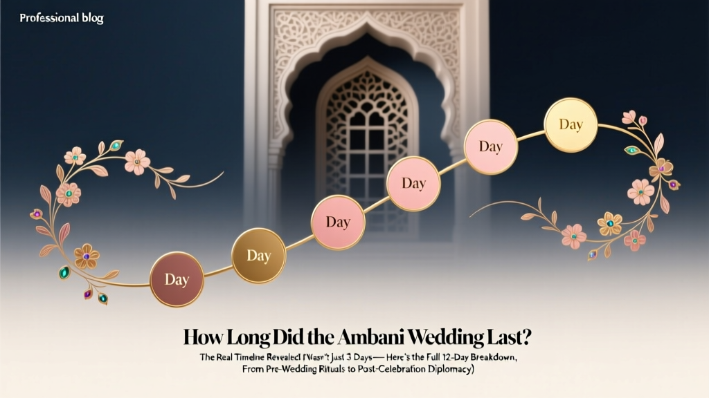 Ambani Wedding Duration: 12-Day Timeline Revealed