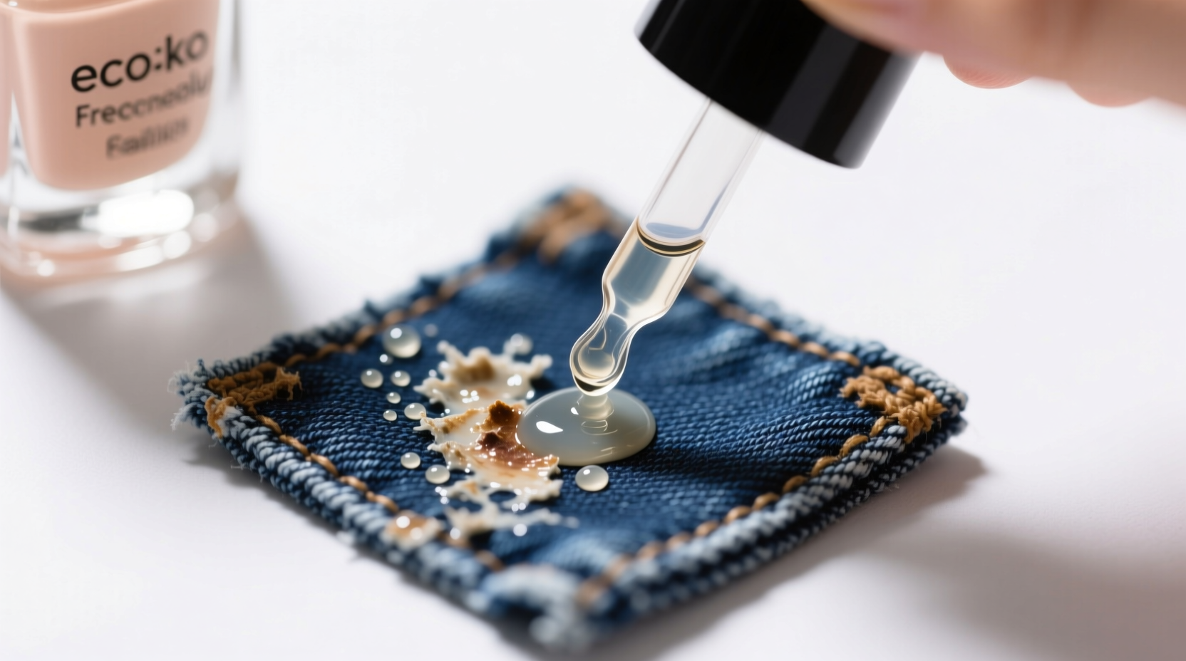 how to remove nail polish from denim safely