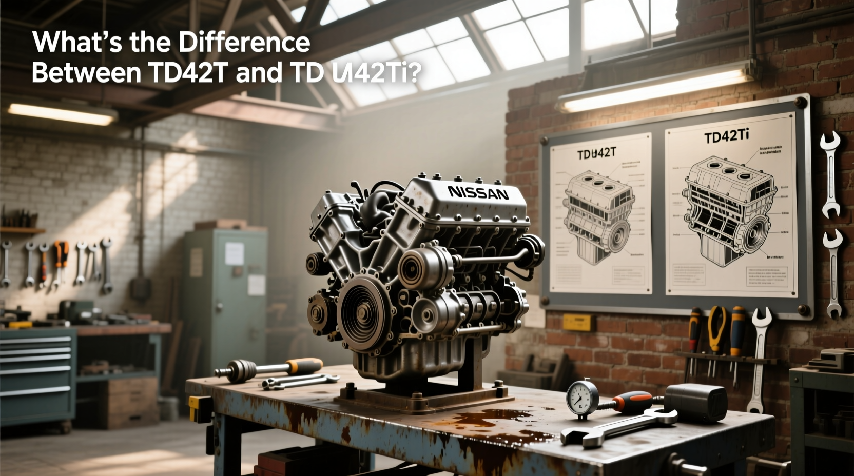 How to Choose Used Nissan TD42 Engine, What's the Difference Between TD42T and TD42Ti?