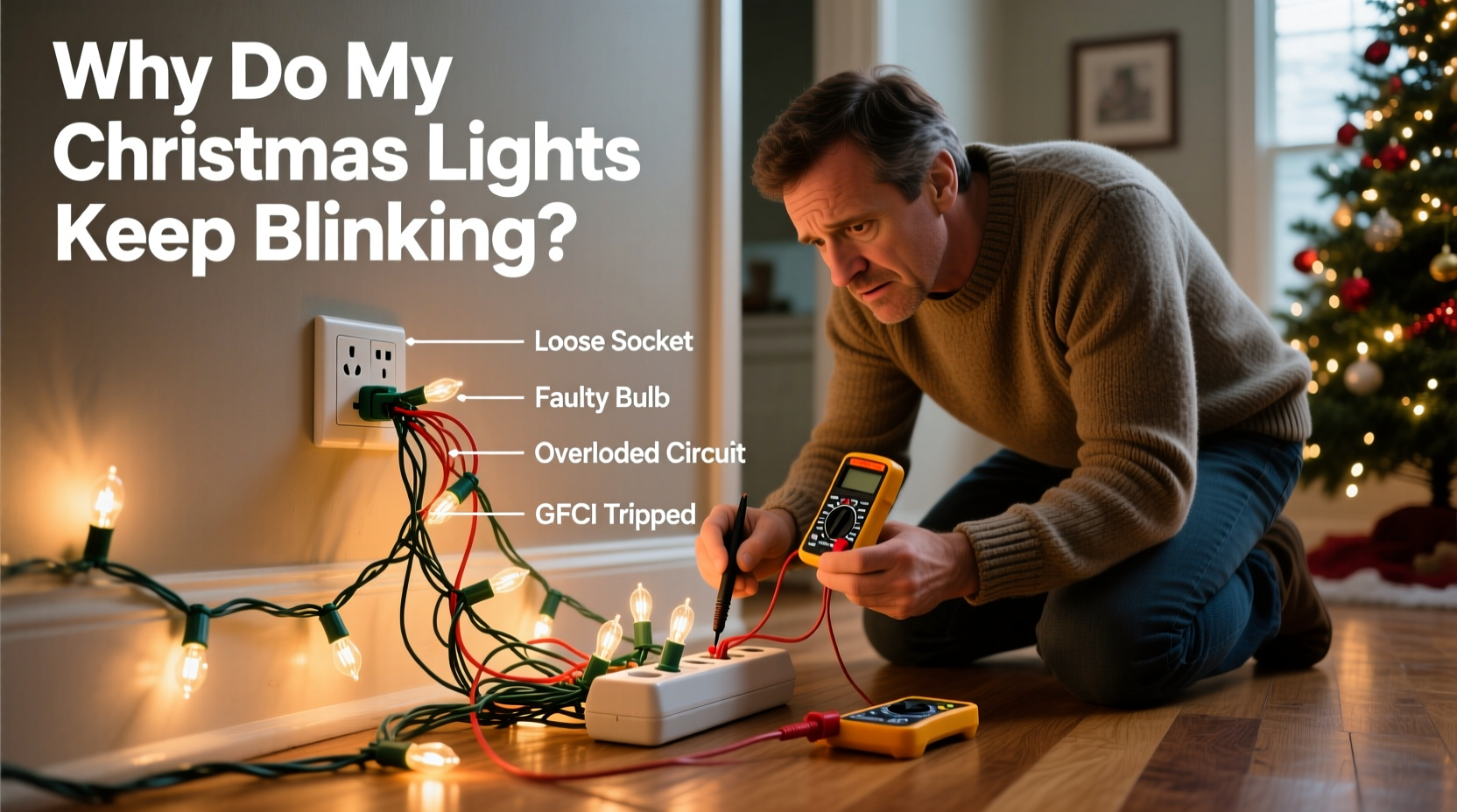 why do my christmas lights keep blinking troubleshooting common electrical issues at home