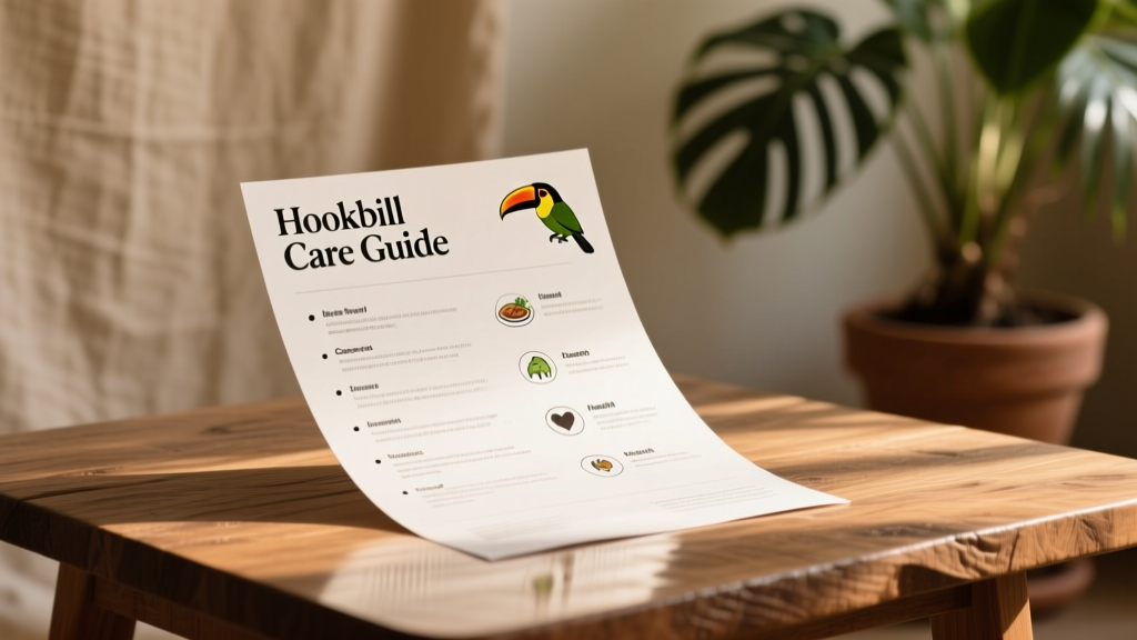 Medium Hookbill Care Sheet