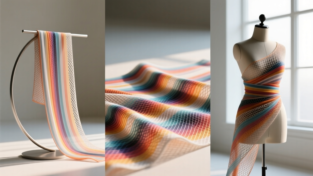 Striped Mesh Fabric: Design Guide & Sourcing Insights