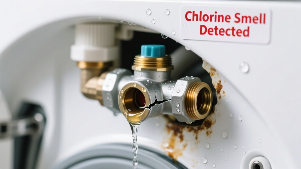 Chlorine Smell + Water Leak: Quick Diagnosis Guide