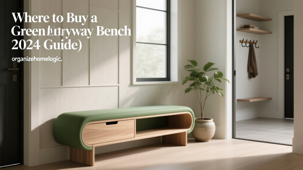 Where to Buy a Green Entryway Bench (2024 Guide)