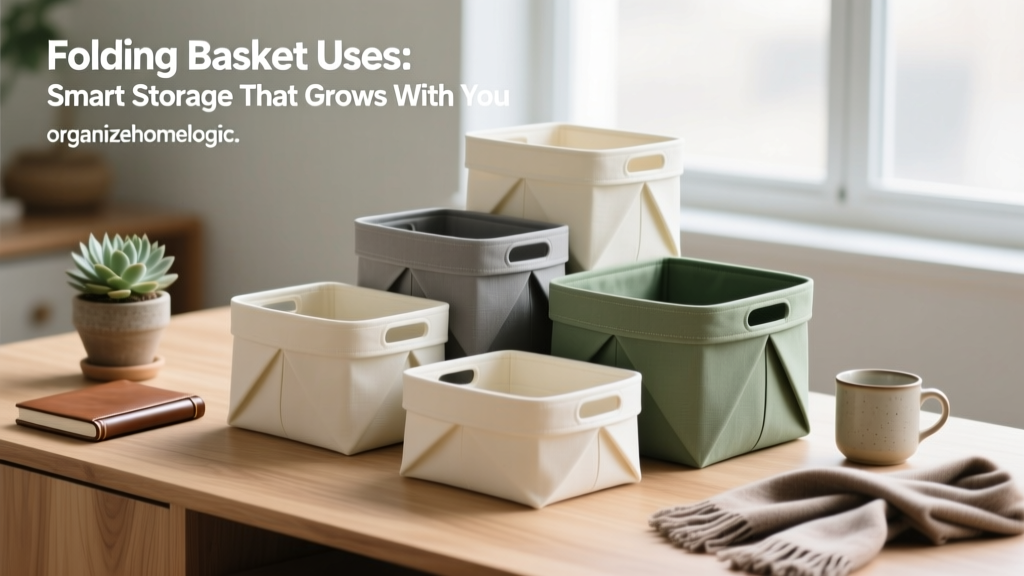 Folding Basket Uses: Smart Storage That Grows With You