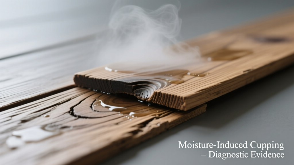 Hardwood Floor Cupping With Musty Odor: Quick Diagnosis