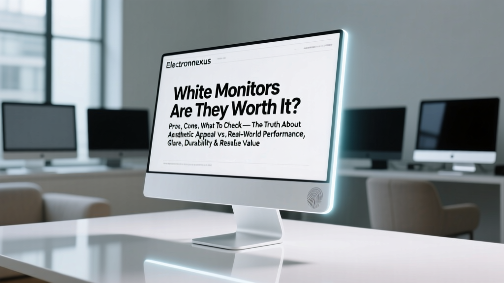 White Monitors Are They Worth It? Pros Cons What To Check — The Truth About Aesthetic Appeal vs. Real-World Performance, Glare, Durability & Resale Value