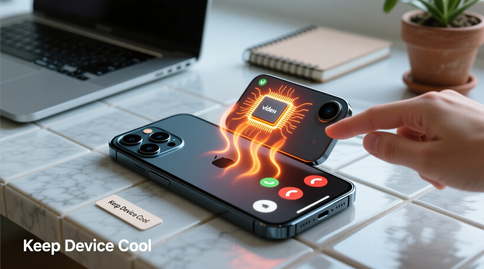 why does my phone overheat during video calls and how to cool it down safely