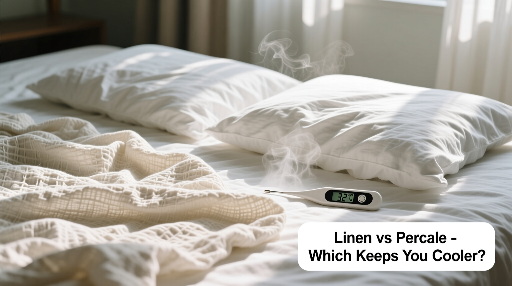 linen sheets vs percale cotton which one keeps you cooler during a heatwave