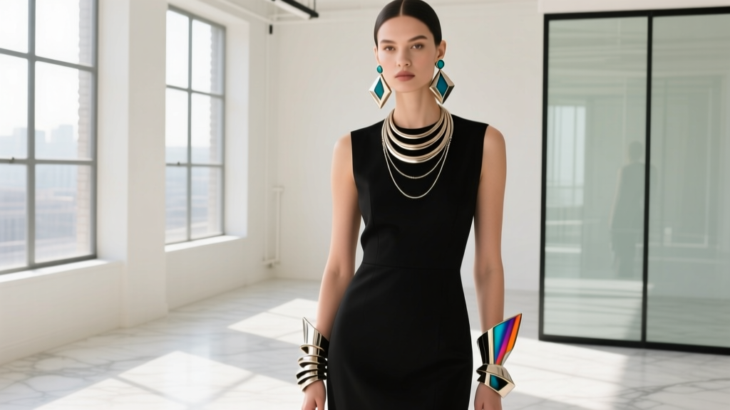 Statement Jewelry for the Little Black Dress