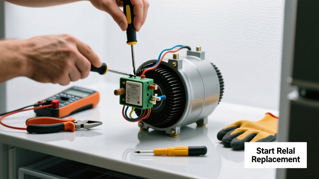 Refrigerator Compressor Hot? Replace the Start Relay