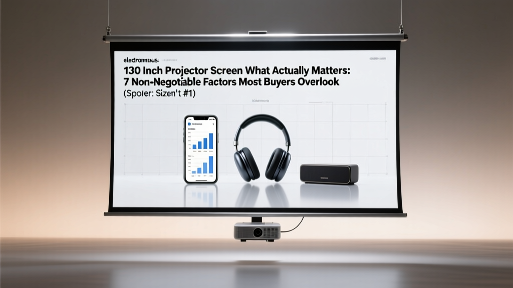 130 Inch Projector Screen What Actually Matters: 7 Non-Negotiable Factors Most Buyers Overlook (Spoiler: Size Isn’t #1)