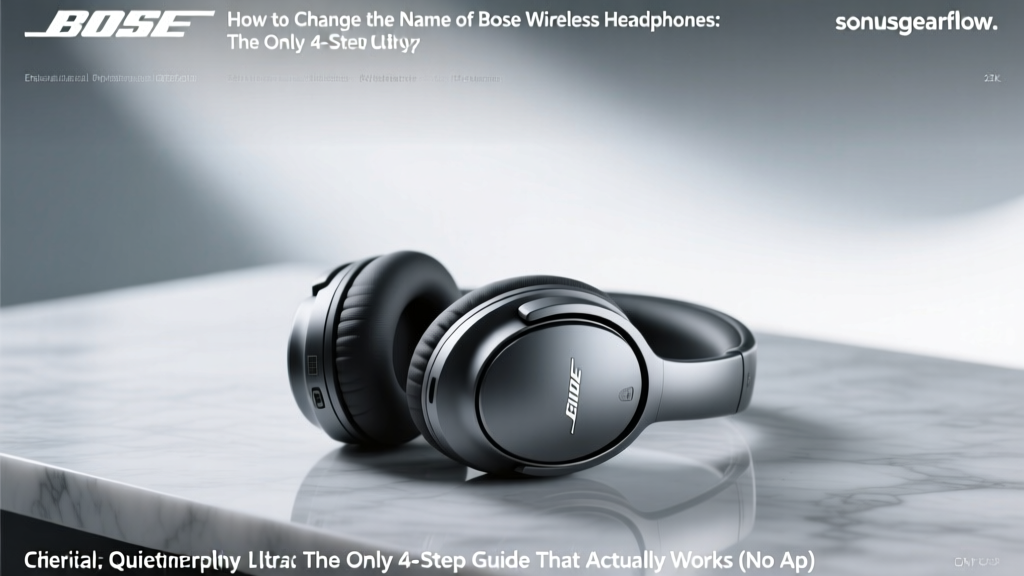 How to Change Bose Headphones Name (2026)