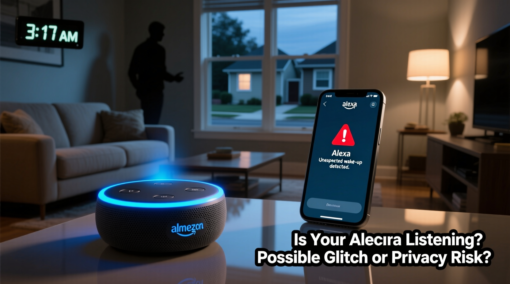 why does my alexa turn on randomly possible glitch or privacy concern