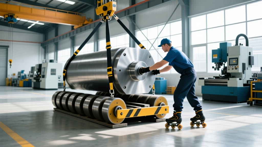 Operator Training: Roller Skids for Moving Heavy Equipment Safely