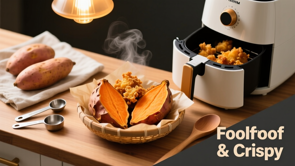 Crispy Air Fried Sweet Potatoes: Healthy & Foolproof
