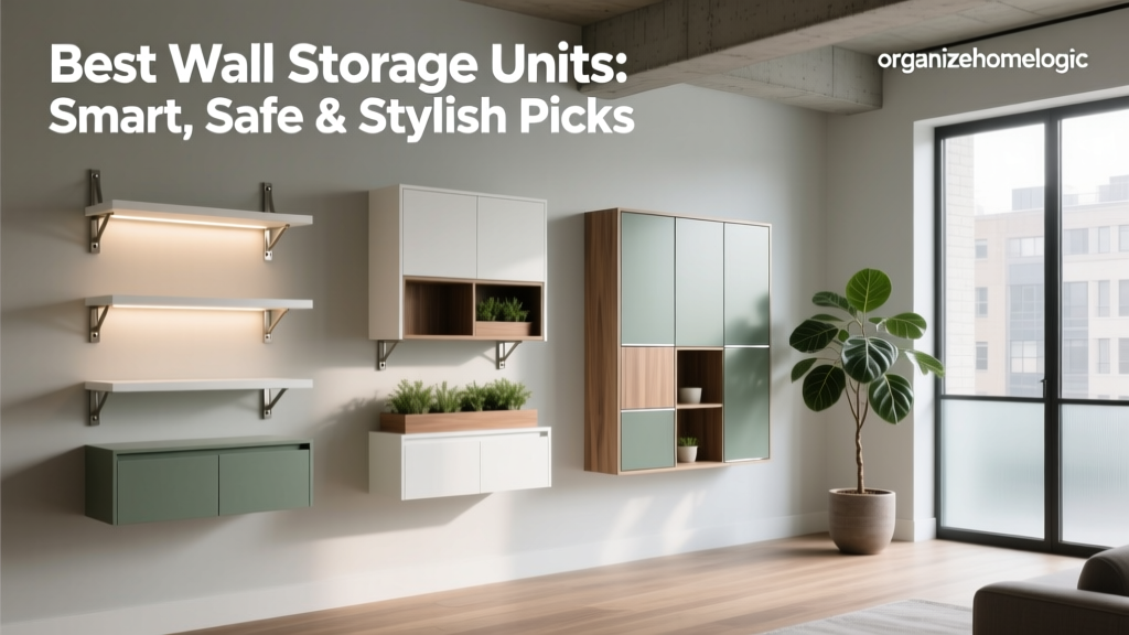 Best Wall Storage Units: Smart, Safe & Stylish Picks