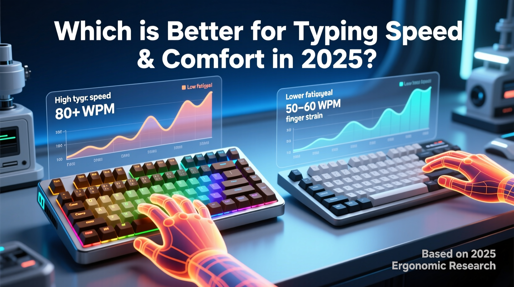 mechanical keyboard vs membrane which is better for typing speed and comfort in 2025