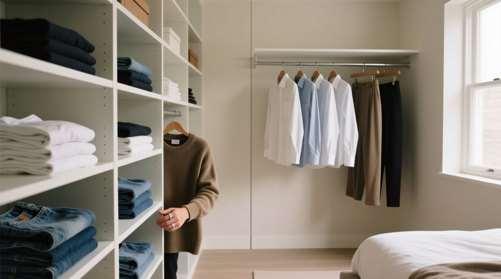 closet organization tips rod vs dividers that actually work