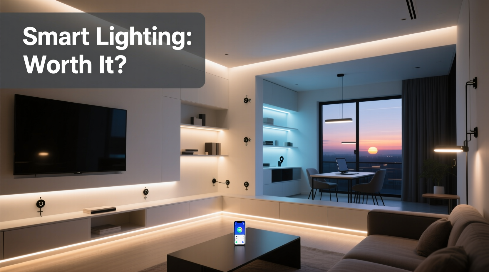 is smart lighting worth it if you rent temporary setups that work