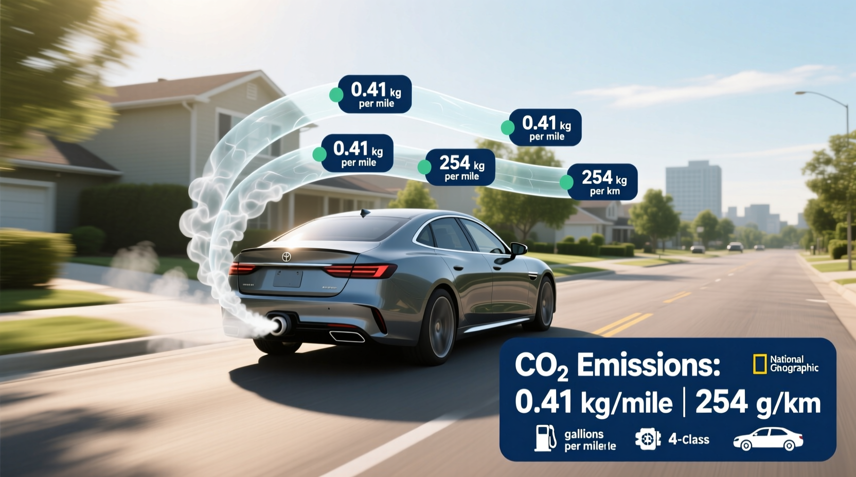 how much co2 does a car emit