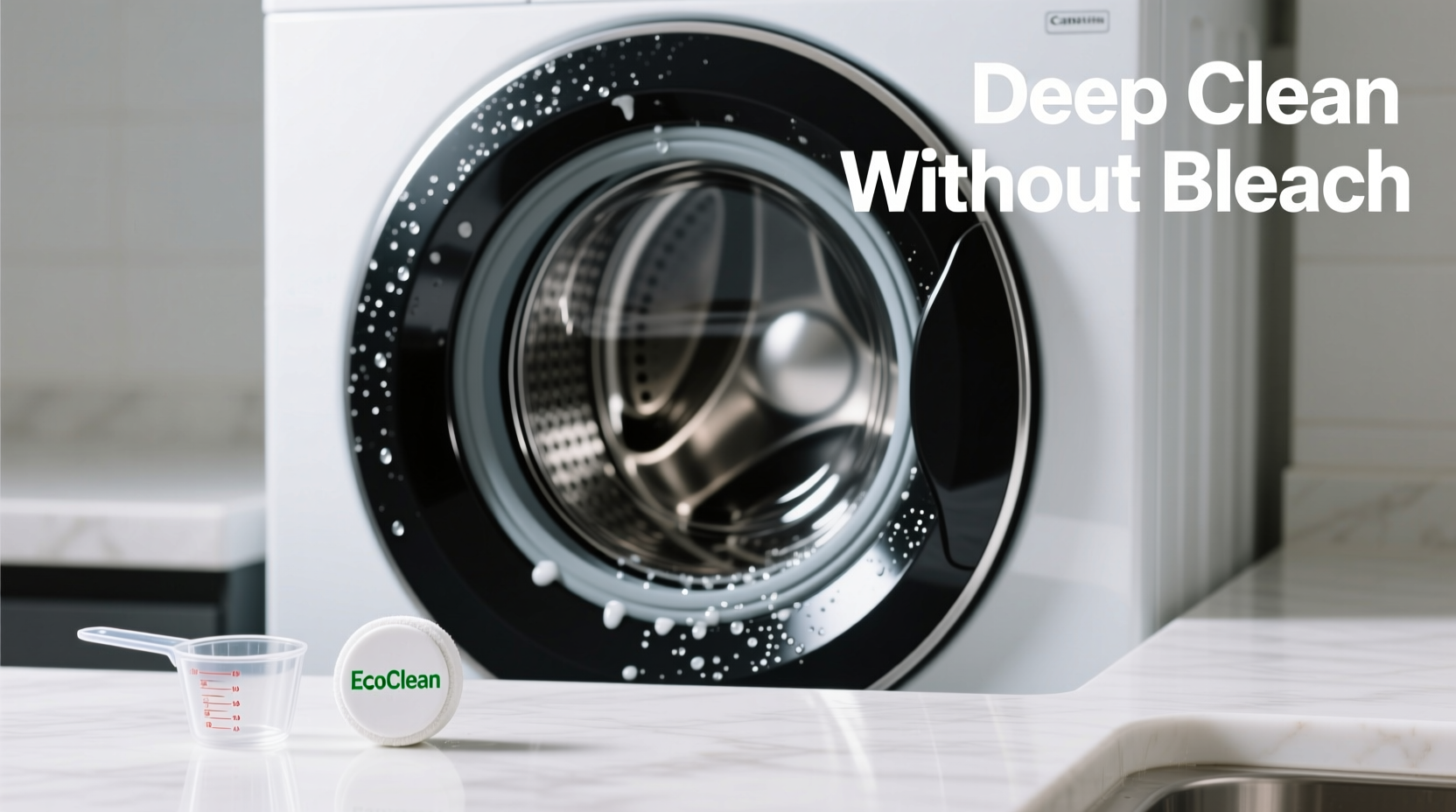 how to deep clean a washing machine drum without bleach