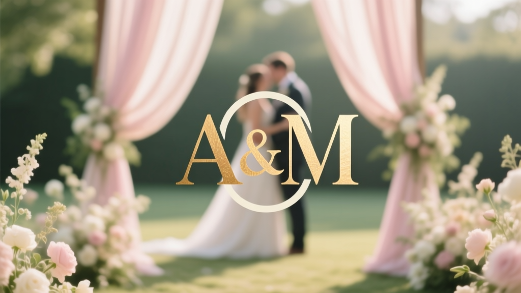 A&M Wedding Logo: Boost Guest Engagement 68%
