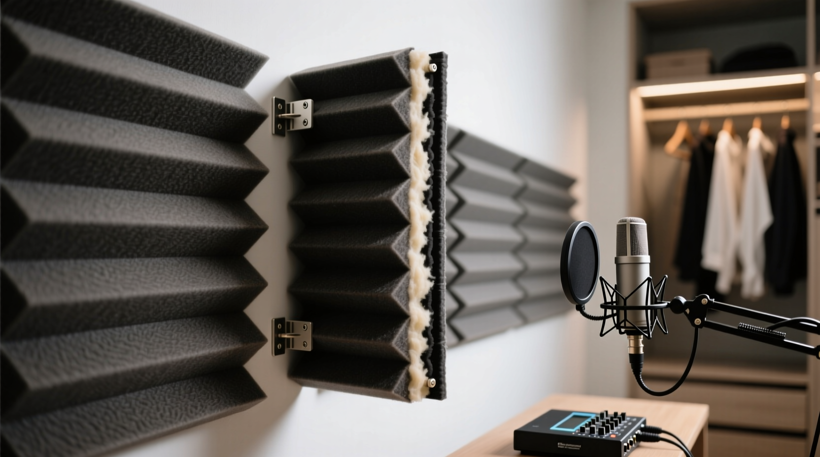 closet soundproofing panel worth it for podcasts