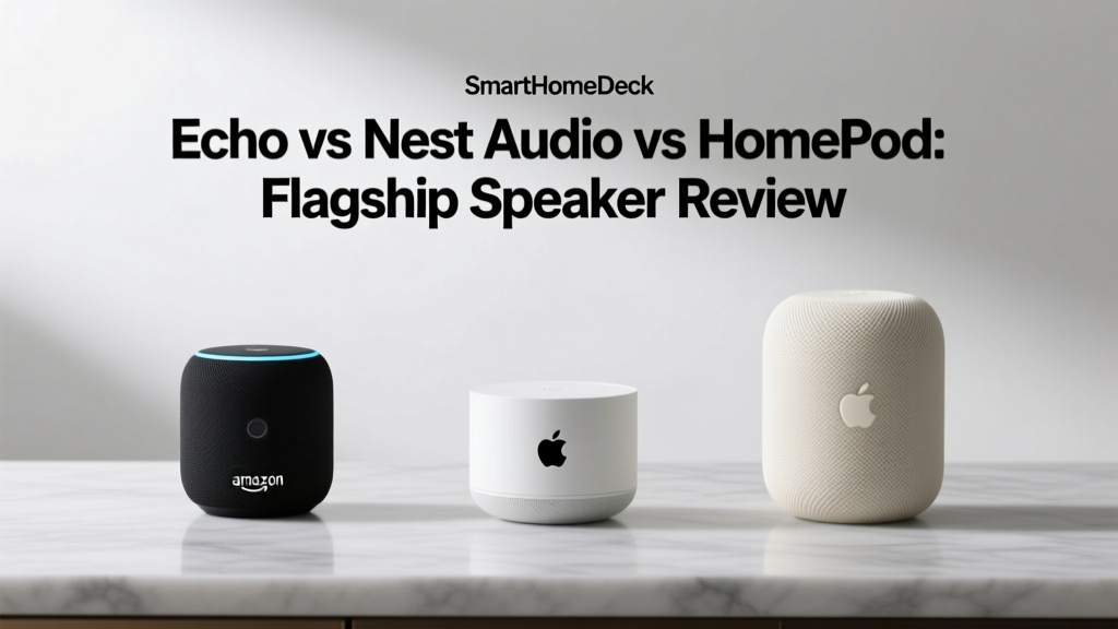 Echo vs Nest Audio vs HomePod: Flagship Speaker Review