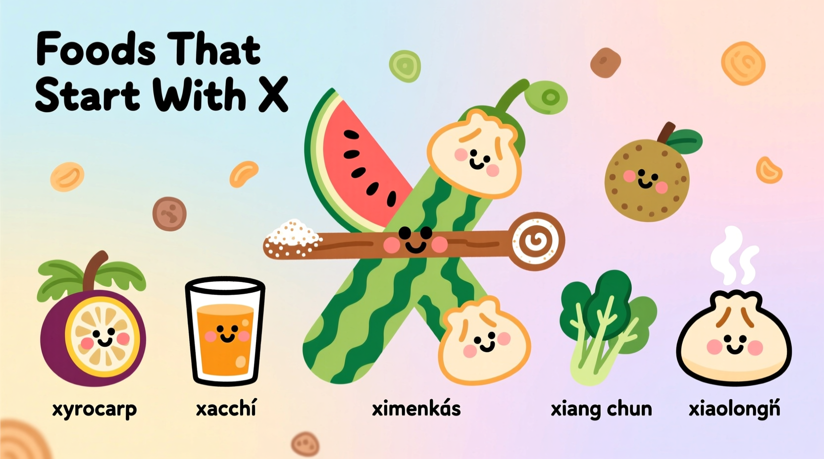 Foods Starting With X: Very Few Exist in English