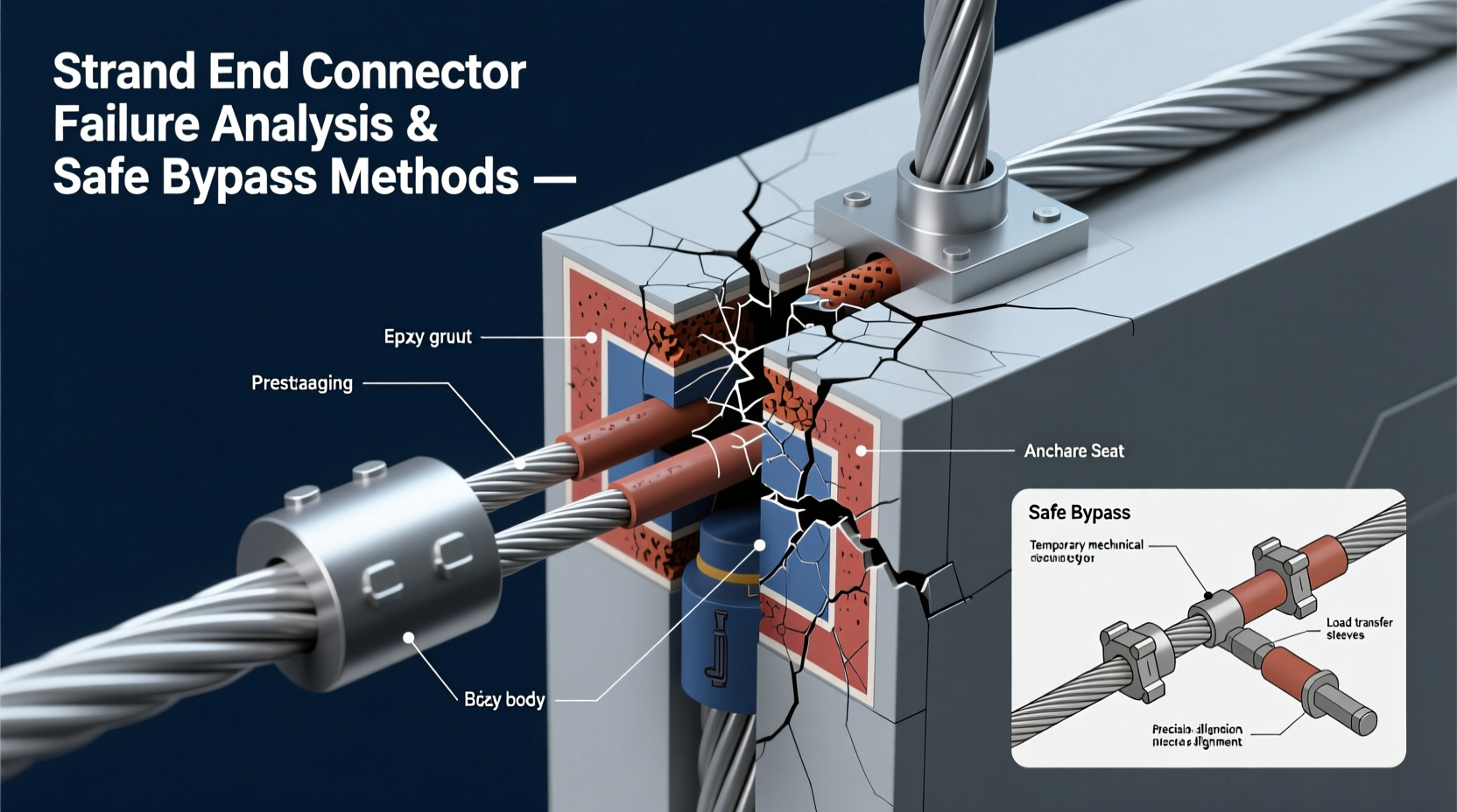 why do strand end connectors fail and how to bypass them safely