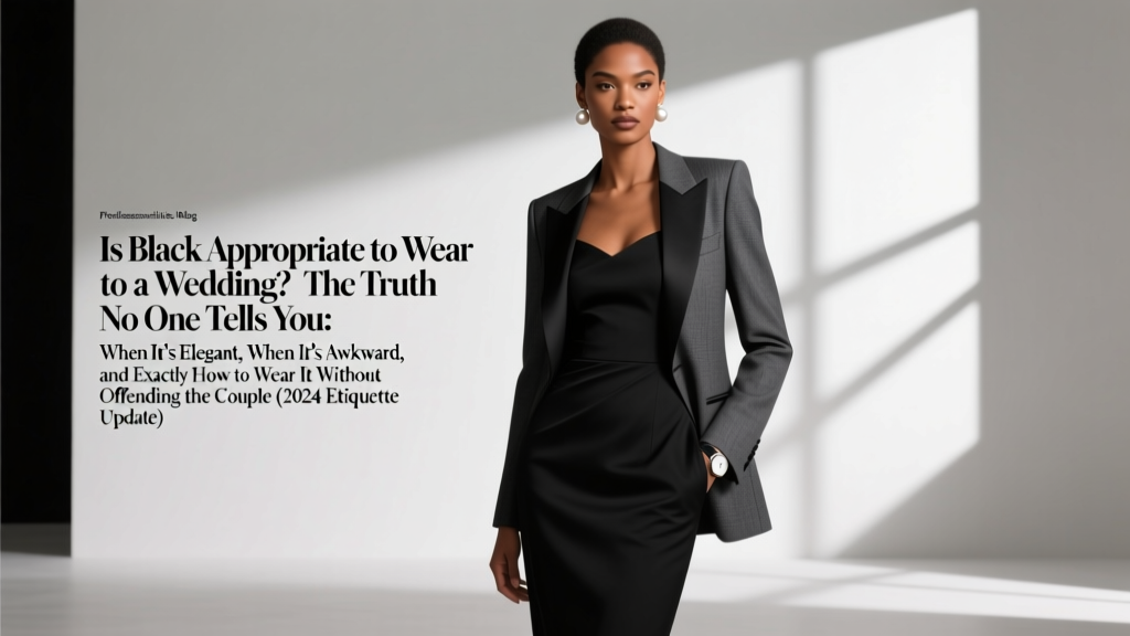 Black to Wear to a Wedding? (2026 Etiquette)