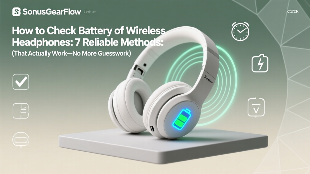 How to Check Battery of Wireless Headphones (2026)