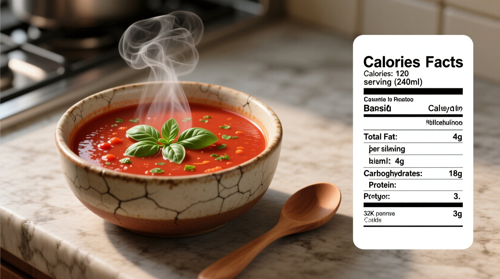 Tomato Basil Soup Calories: Exact Counts & Healthy Swaps