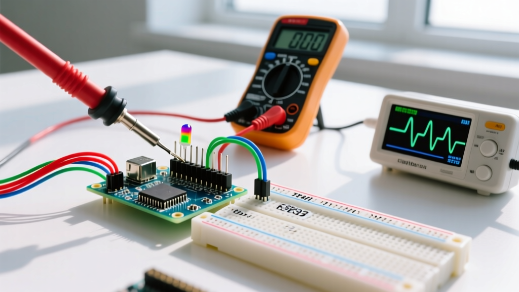 Diagnosing RGB LED in Arduino: Fix Wiring and Color Errors