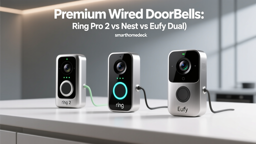 Premium Wired Doorbells: Ring Pro 2 vs Nest vs Eufy Dual