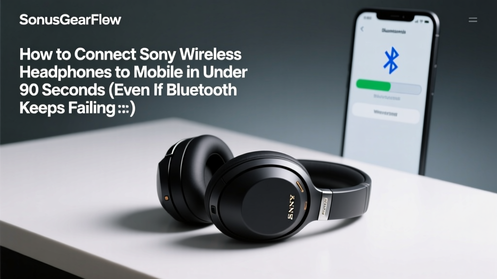 Sony Wireless Headphones: Fix Pairing Failed (2026)