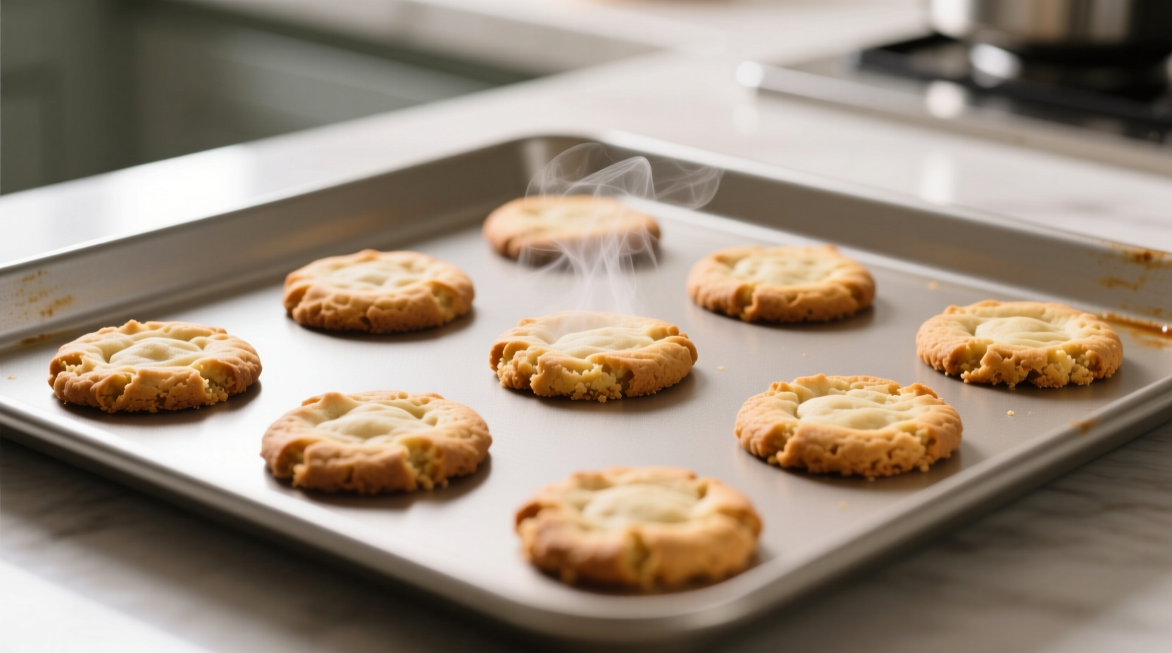 keep cookies from sticking to baking sheet