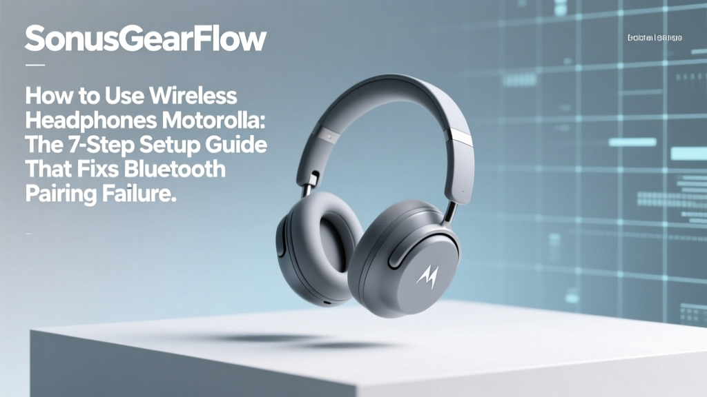 Motorola Wireless Headphones Setup & Troubleshooting