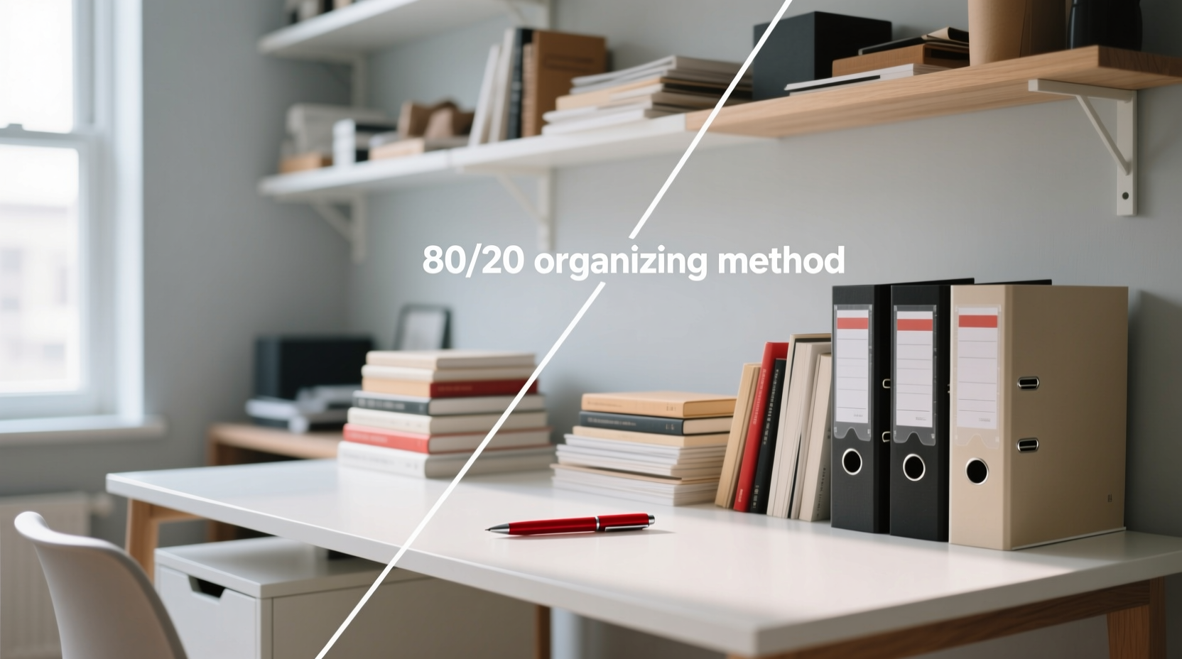 80 20 organizing method