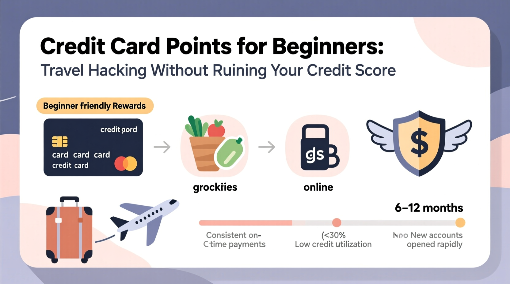 credit card points for beginners travel hacking without ruining your credit score