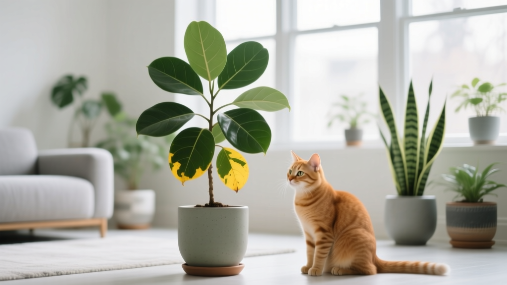 Are Indoor Plants Bad for Cats? Yellow Leaves Explained