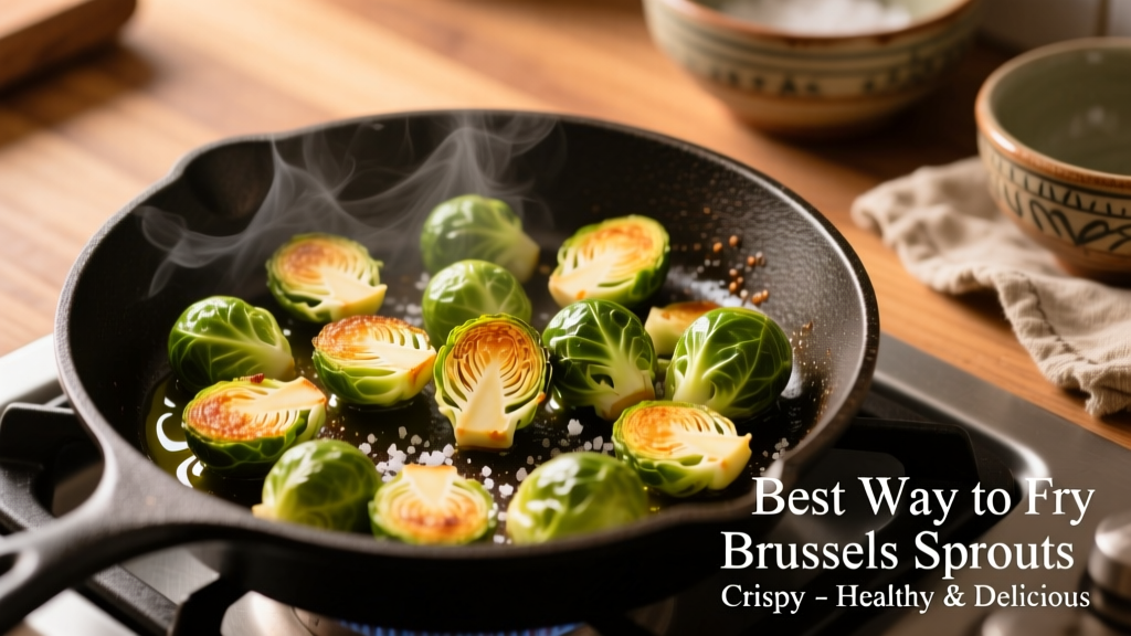 Crispy Air-Fried Brussels Sprouts (Healthy & Easy)