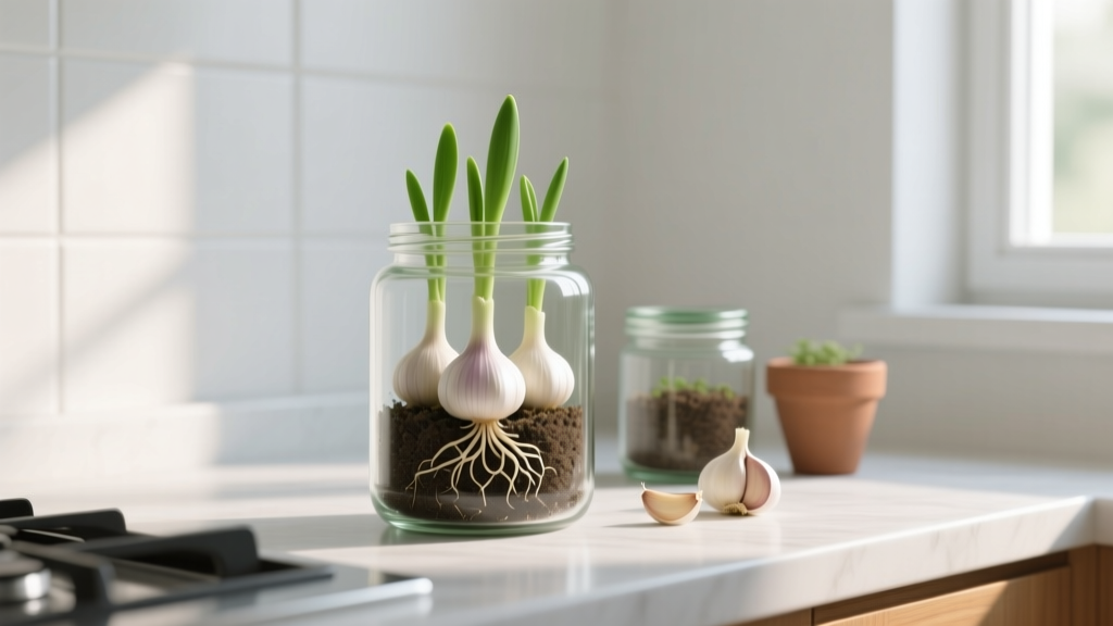 Fast-Growing Indoor Garlic Method (60–75 Days)