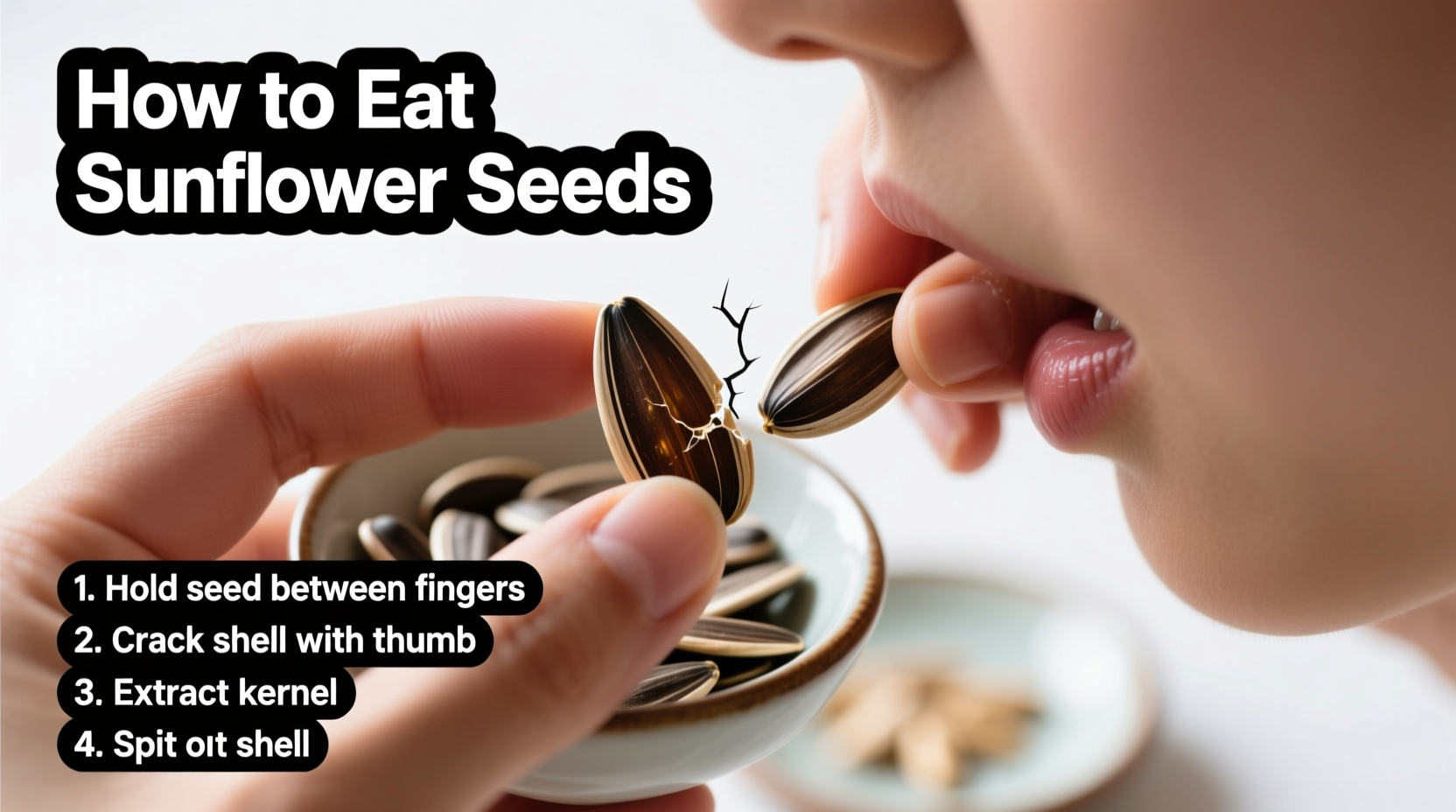 how to eat sunflower seeds