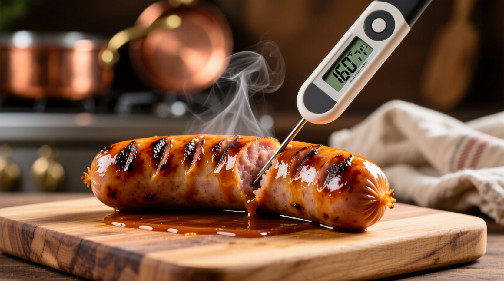 Würstchen Kerntemperatur: Sicher durchgegart bei 71°C