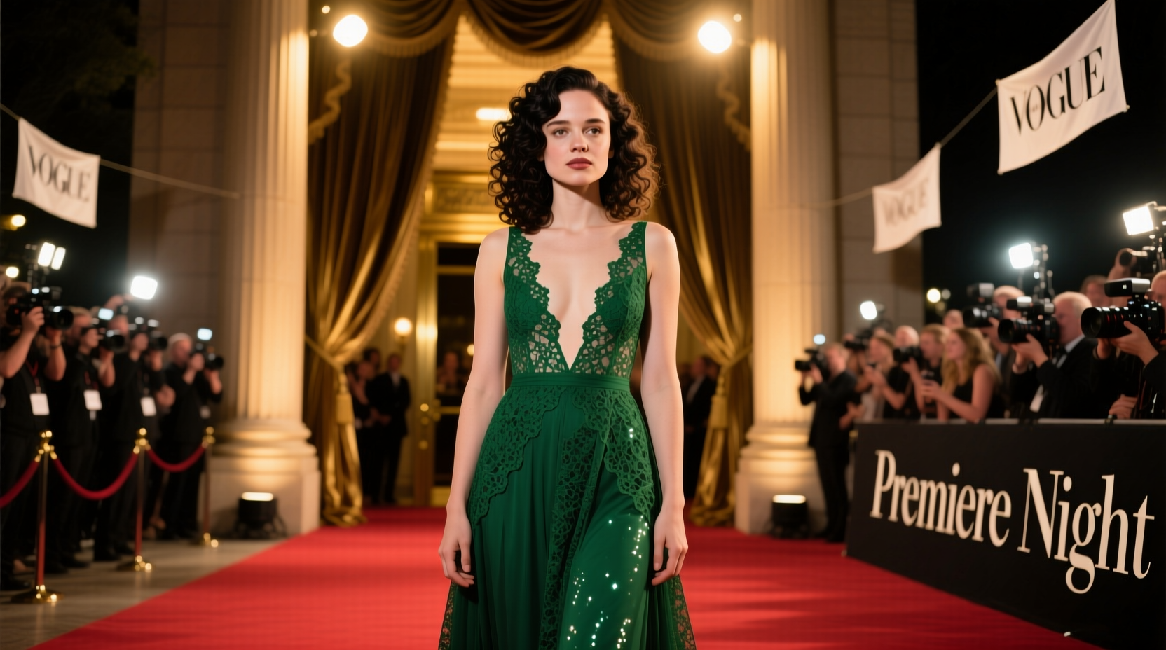 Bella Ramsey at film premiere event