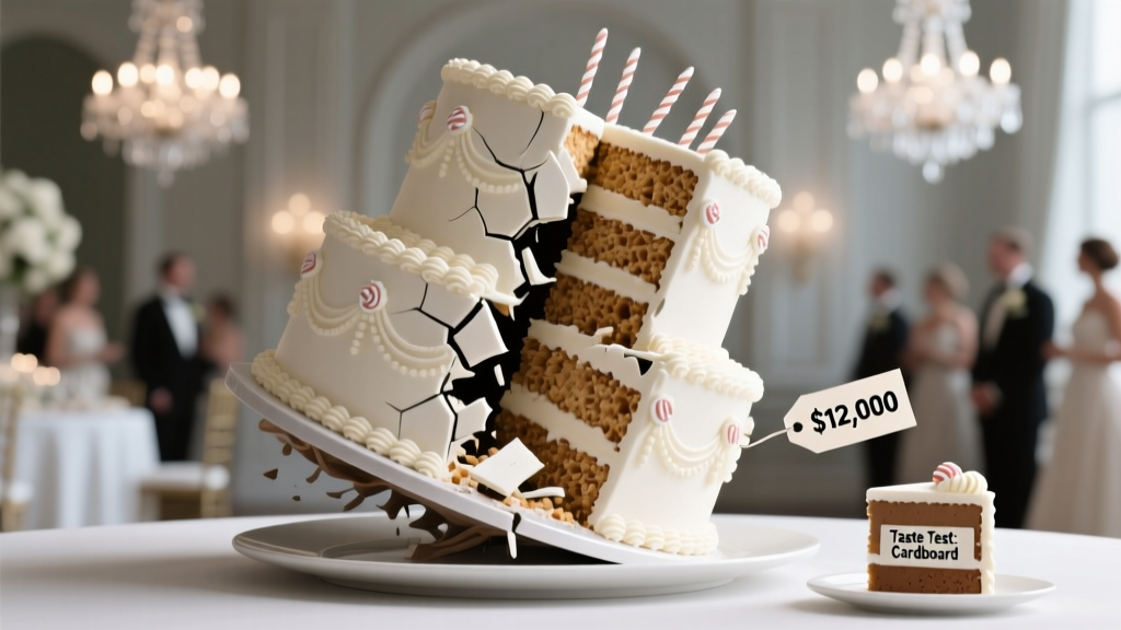 Big Wedding Cake Guide: Avoid Collapse, Cost & Taste Traps